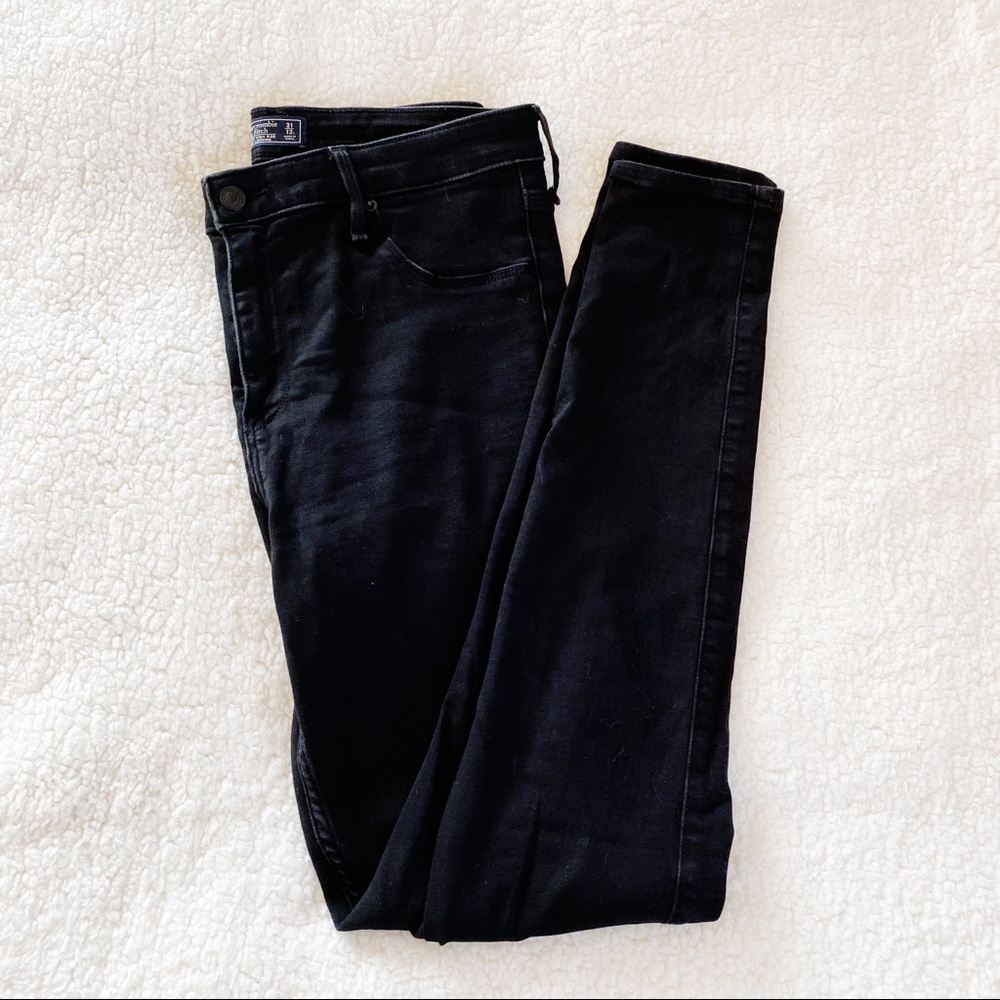 Abercrombie black denim - size 31/12